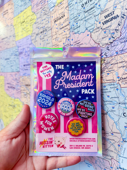 The Madam President Pack (Buttons)