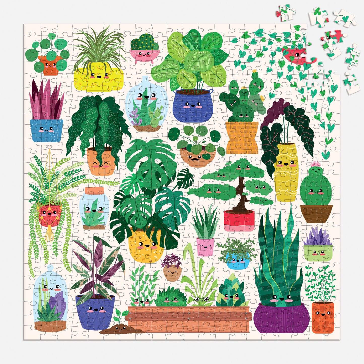 Happy Plants 500 Piece Puzzle