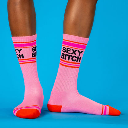 Sexy Bitch Retro Crew Socks