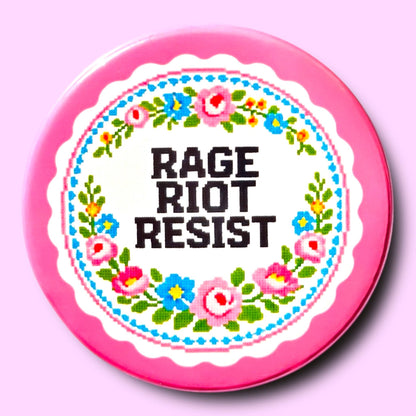 RAGE RIOT RESIST Magnet