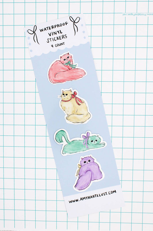 Cats and Bows Sticker Pack