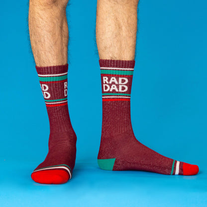 Rad Dad Retro Crew Socks