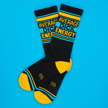 Average Dick Energy Retro Crew Socks