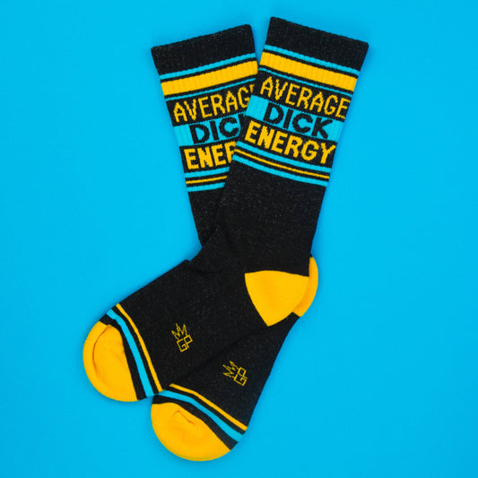 Average Dick Energy Retro Crew Socks