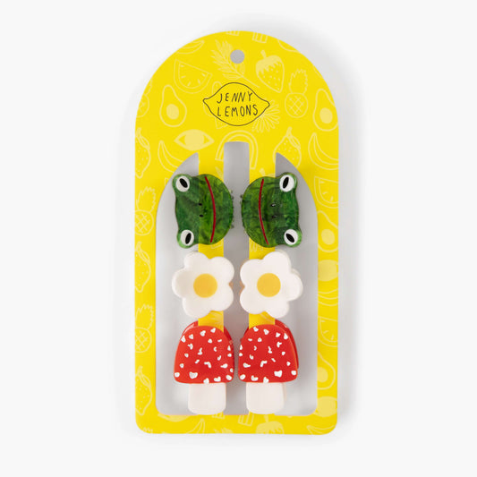 Cottage Core Mini Claw Clip Set
