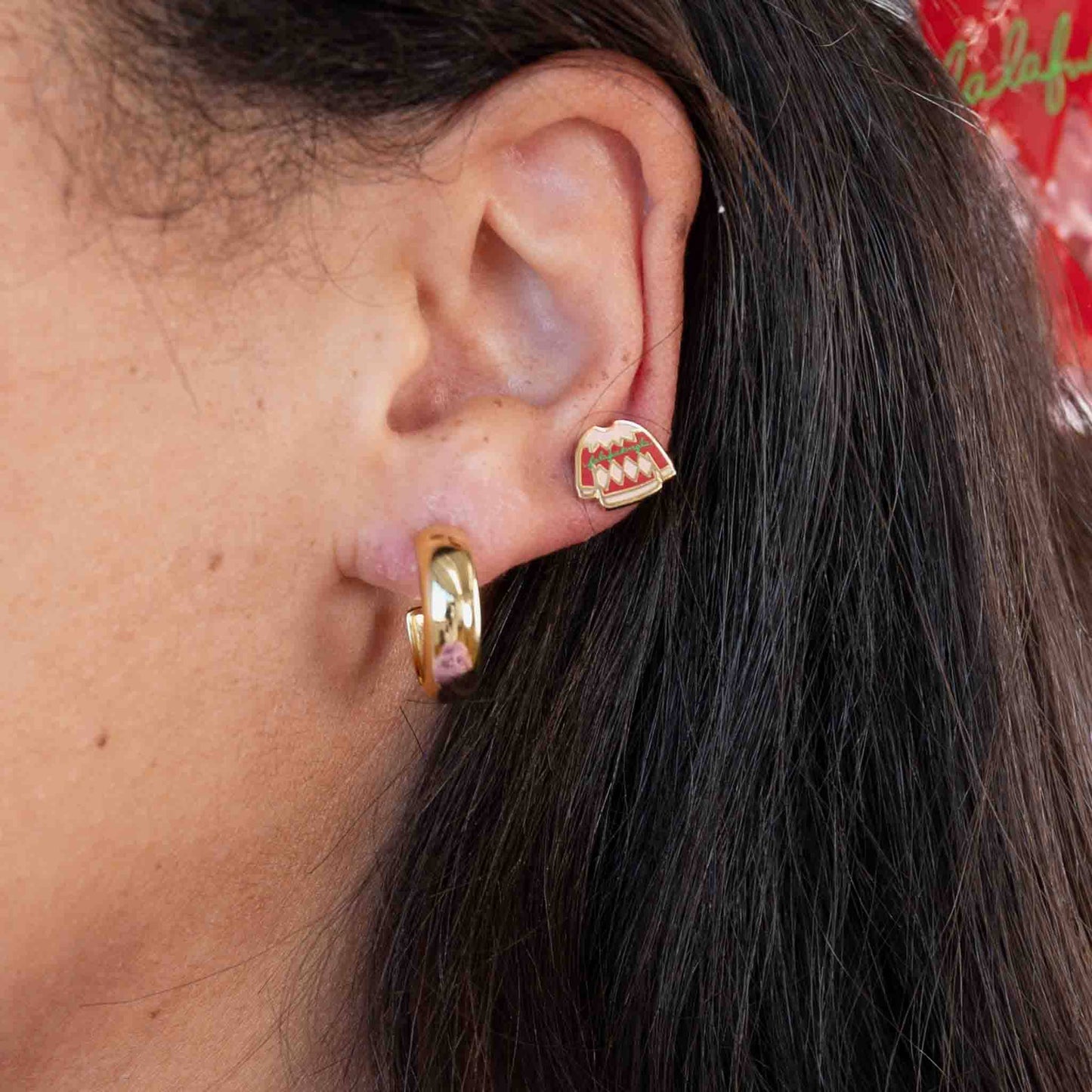 14K Gold Plated Colette Hoop Earrings