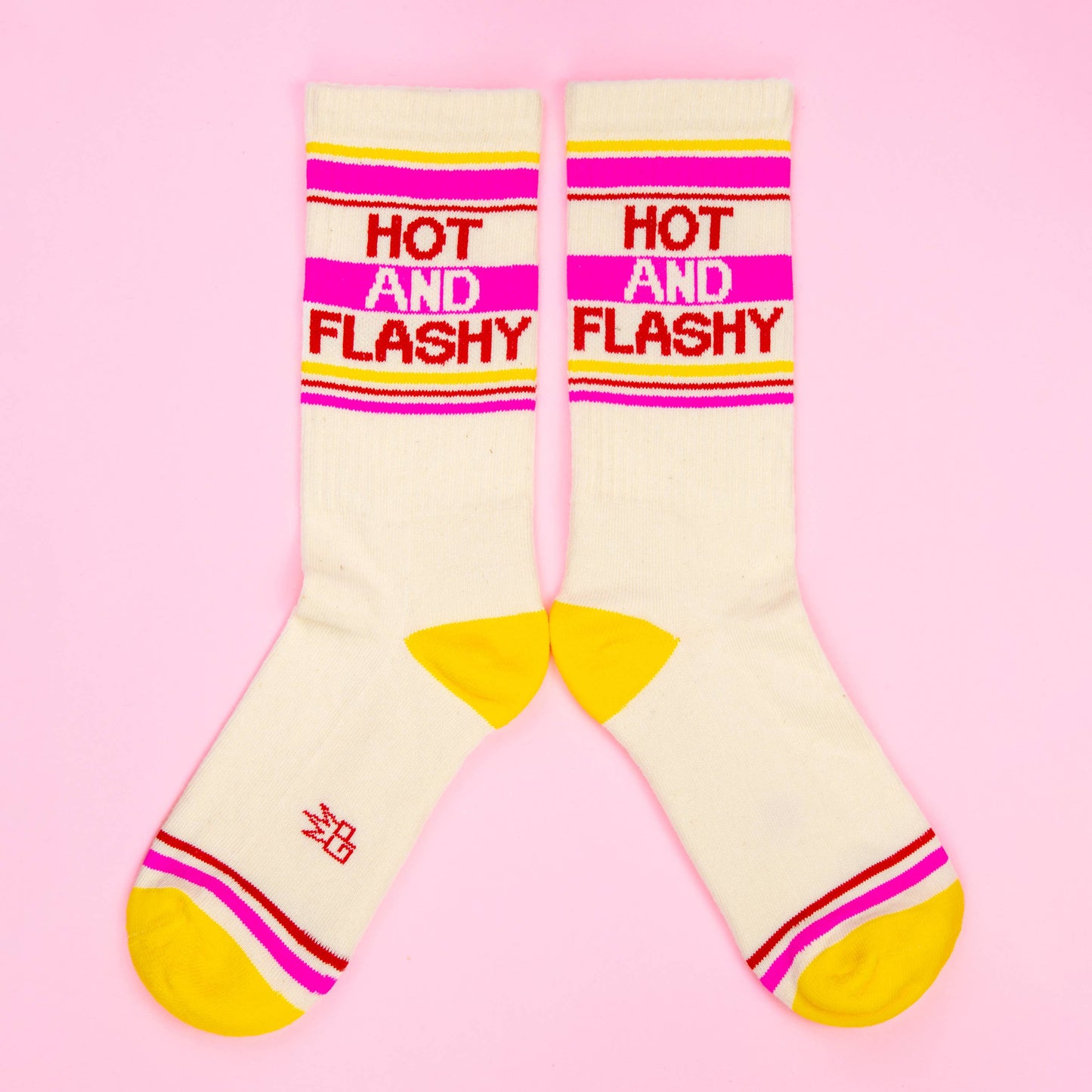 Hot and Flashy Retro Crew Socks