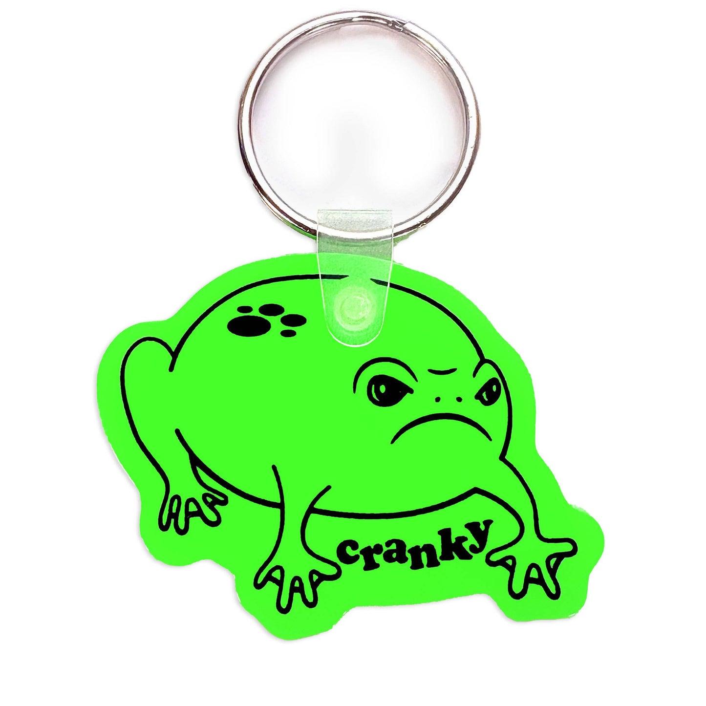 Cranky Froggy Keychain