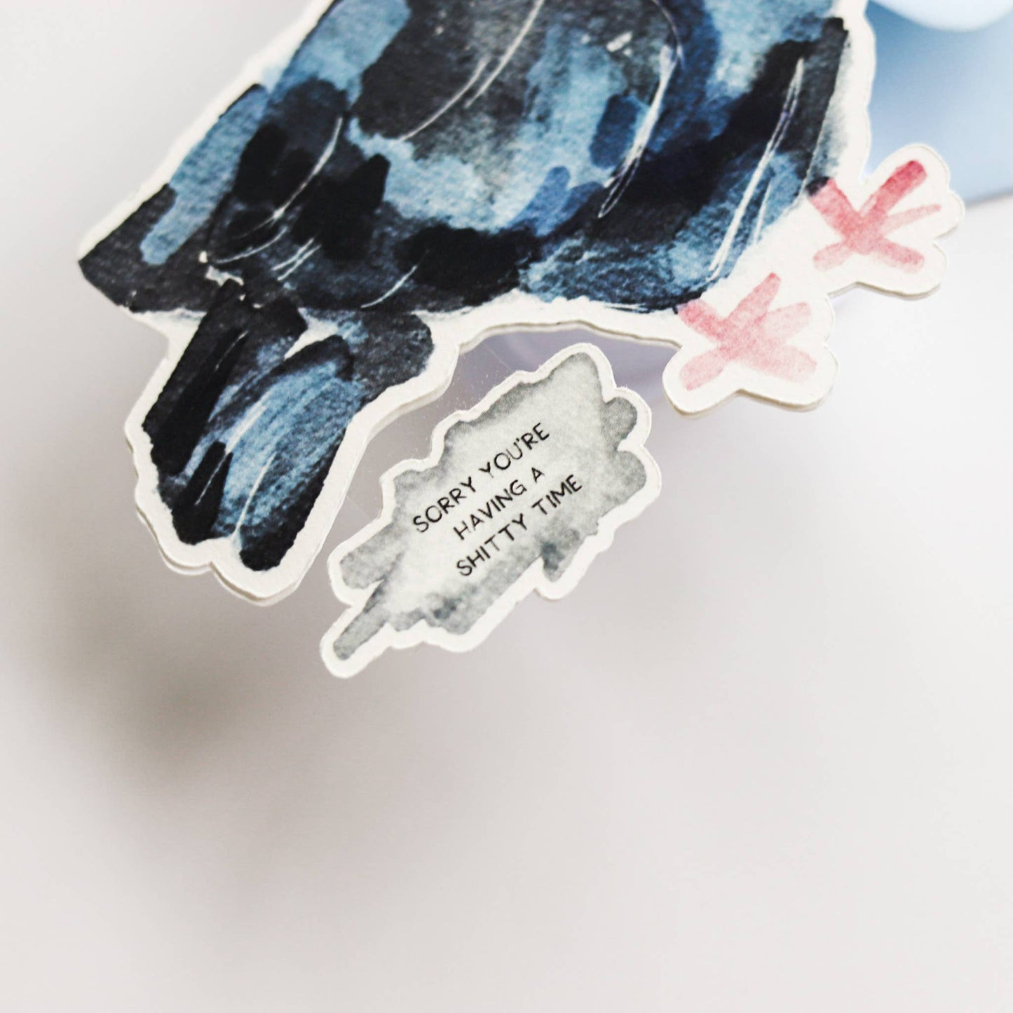 Shitty Time Pigeon Card