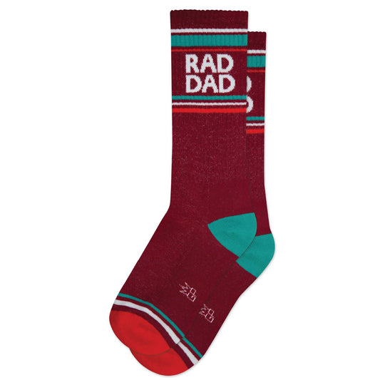 Rad Dad Retro Crew Socks