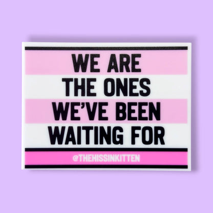 WE ARE THE ONES WE'VE BEEN WAITING FOR Letter Board Magnet