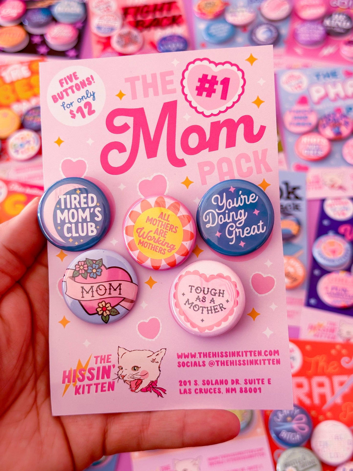 The #1 Mom Pack (Buttons)