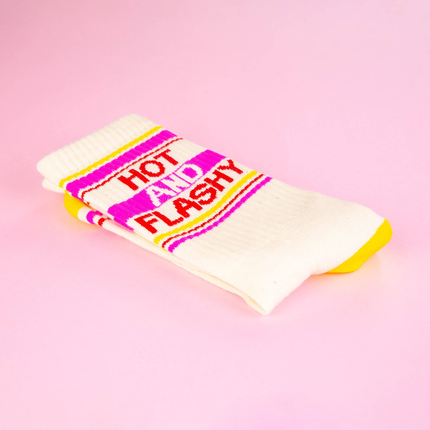 Hot and Flashy Retro Crew Socks