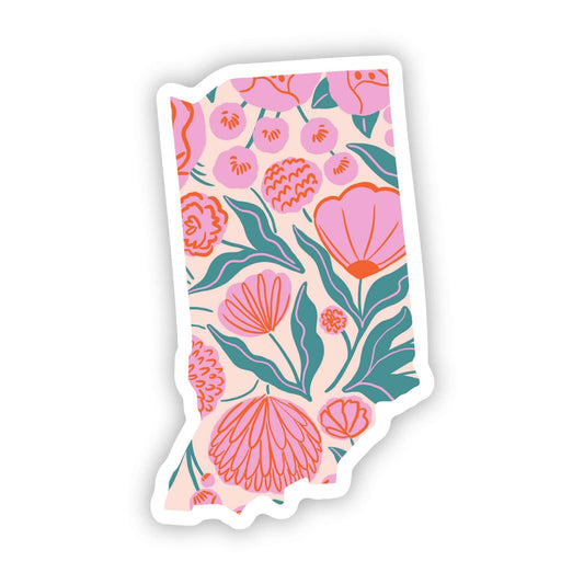 Indiana Floral Sticker