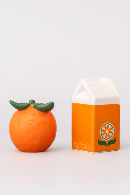 Orange Salt and Pepper Shakers