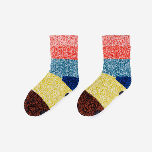 Color Band House Socks (Poppy)