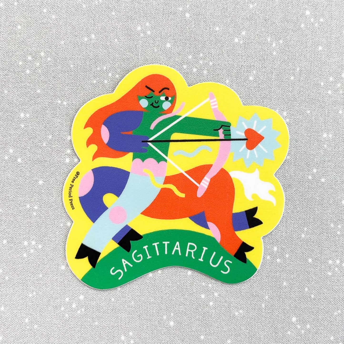 Adventurous Archer Sagittarius Sticker