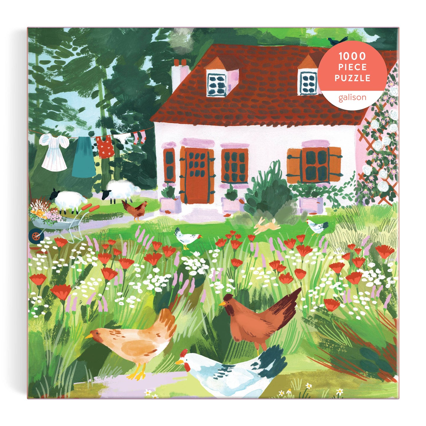 Cottage Wildflowers 1000 Piece Puzzle