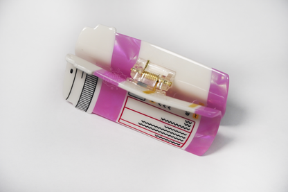 Pink Prescription Bottle Claw Clip