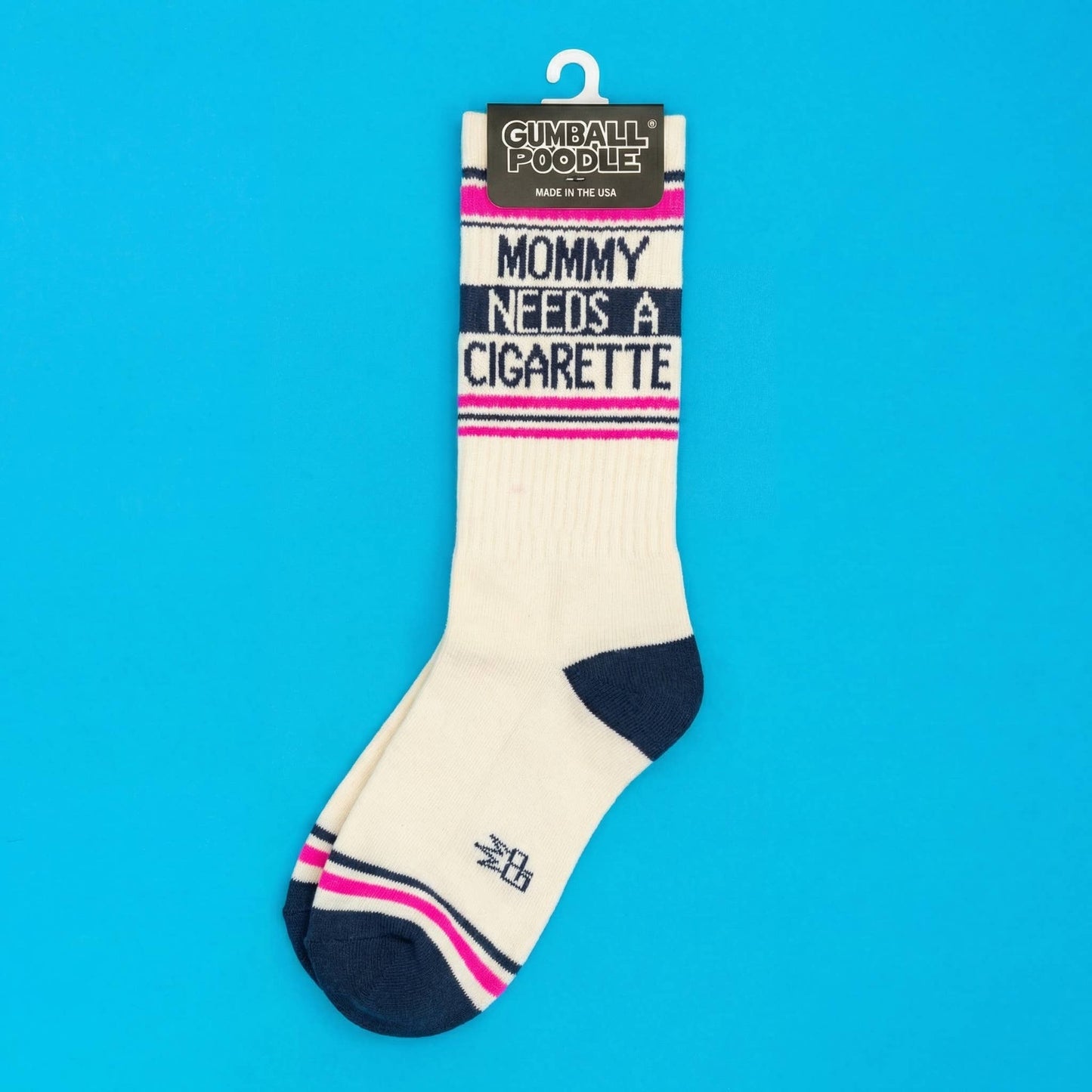 Mommy Needs A Cigarette Retro Crew Socks