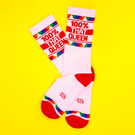 100% That Queen Retro Crew Socks