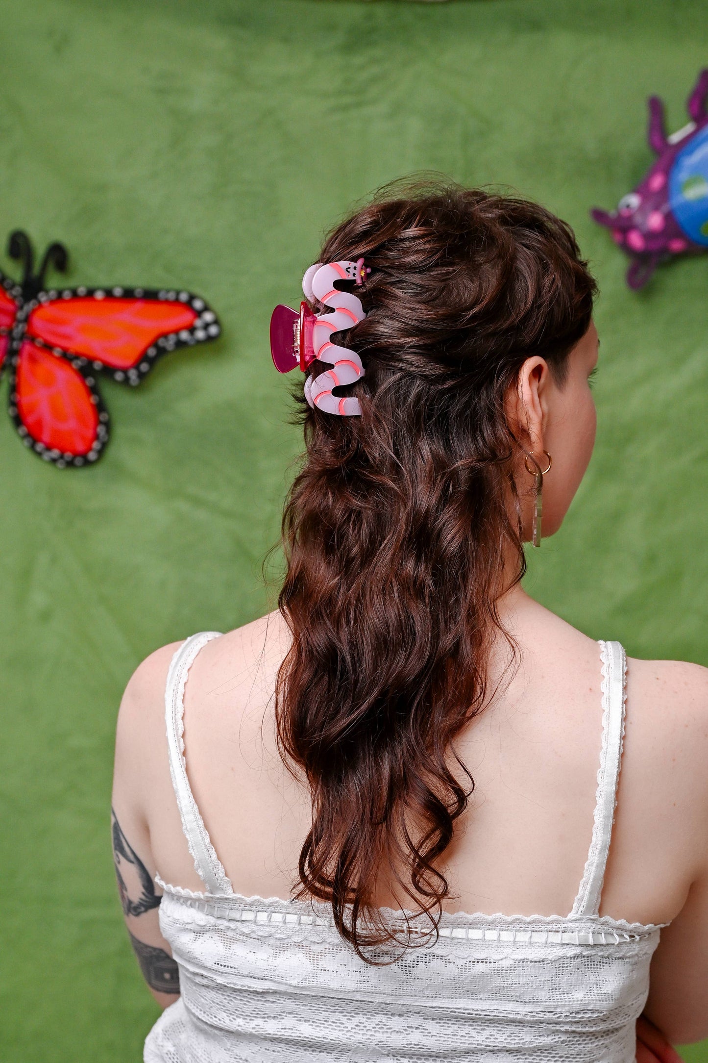 Cowboy Worm Hair Claw (Large)