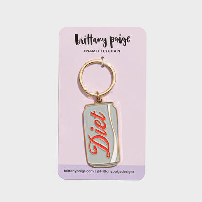 Diet Soda Can Keychain
