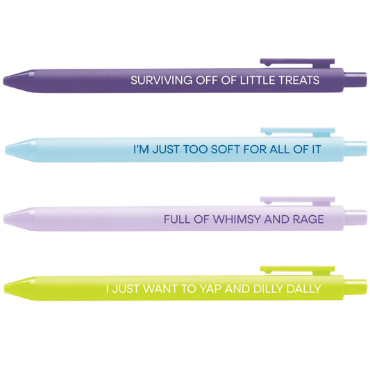 Whimsy & Rage Pen Set