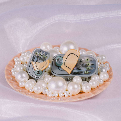 Tinned Fish Hair Claw Clip (Medium)