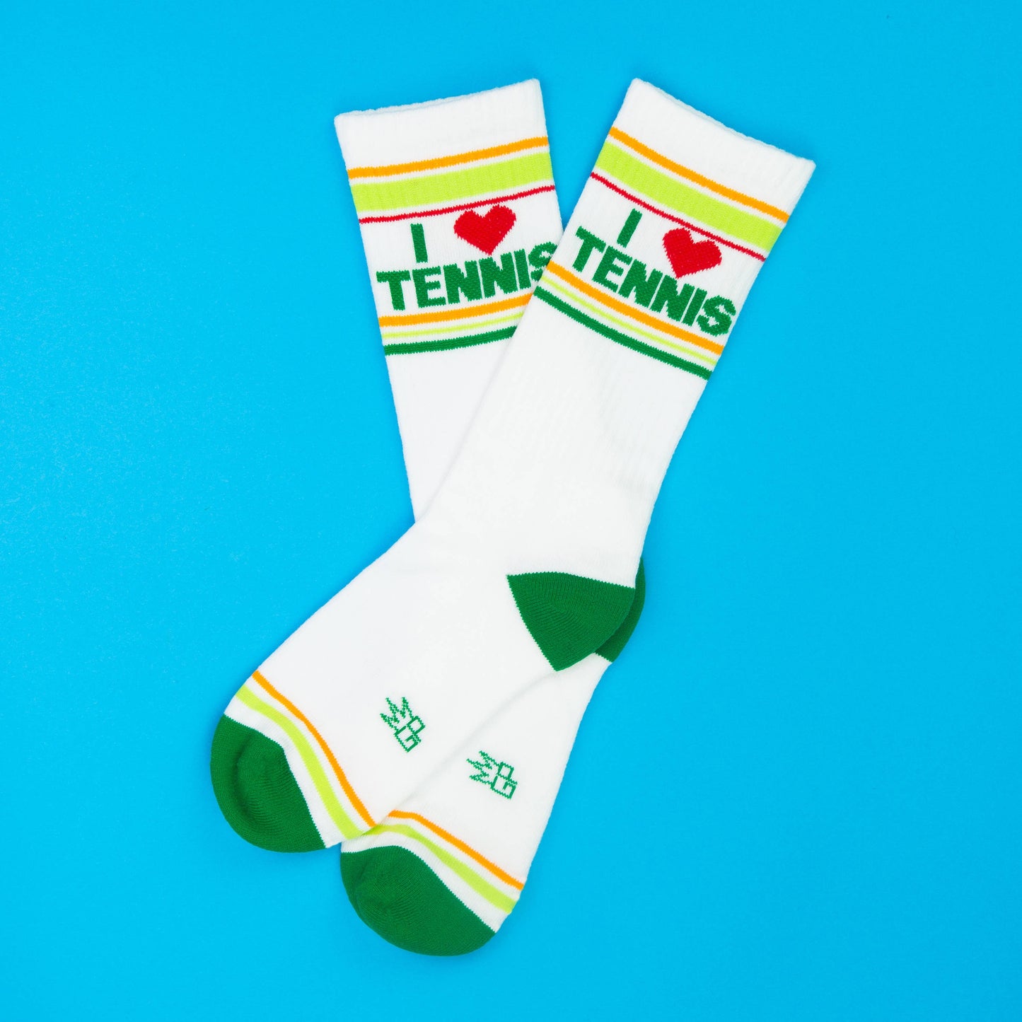 I ❤️ Tennis Retro Crew Socks