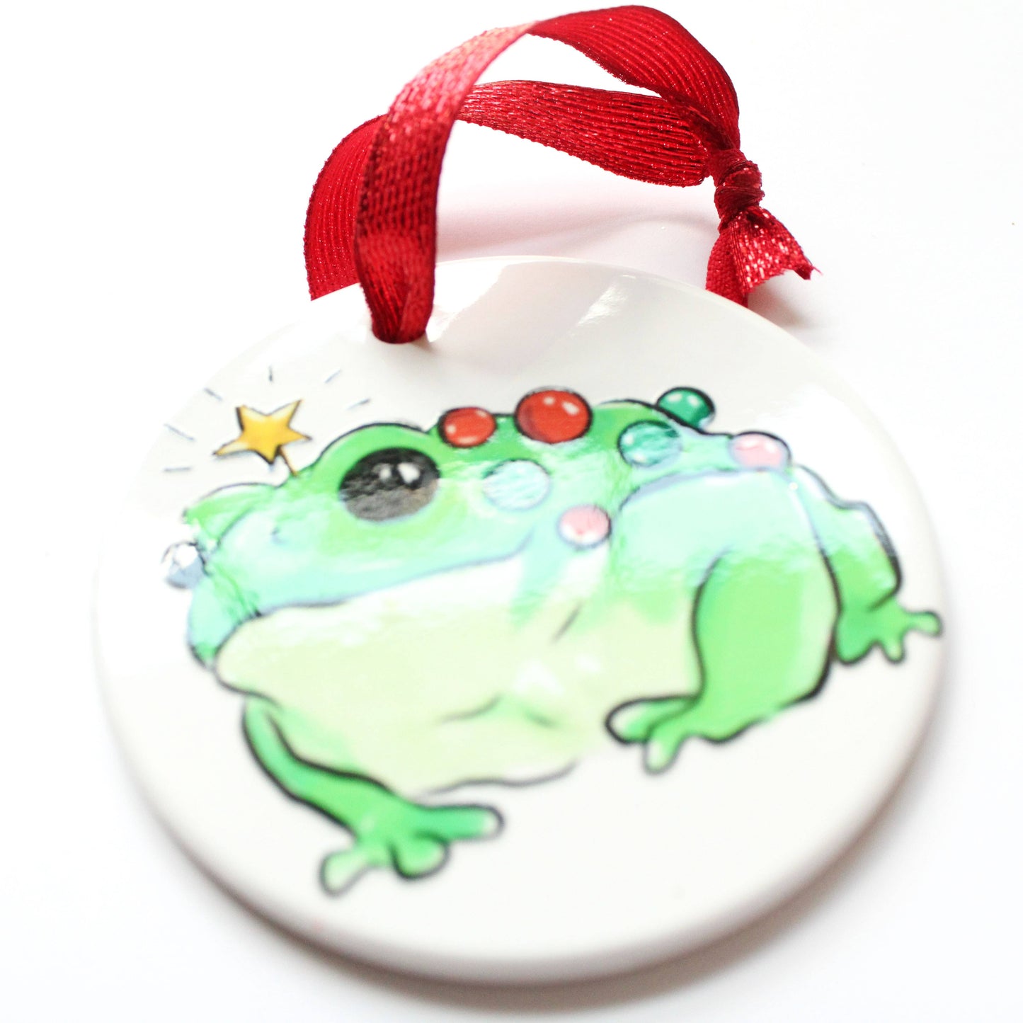 Bauble Frog Ornament