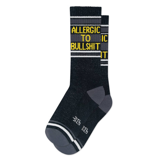 Allergic To Bullshit Retro Crew Socks