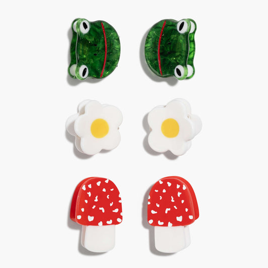 Cottage Core Mini Claw Clip Set