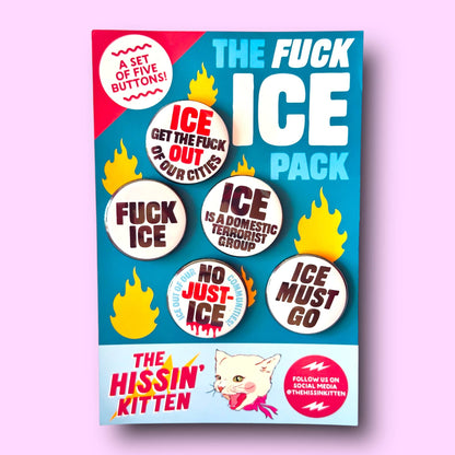 The FUCK ICE Button Pack