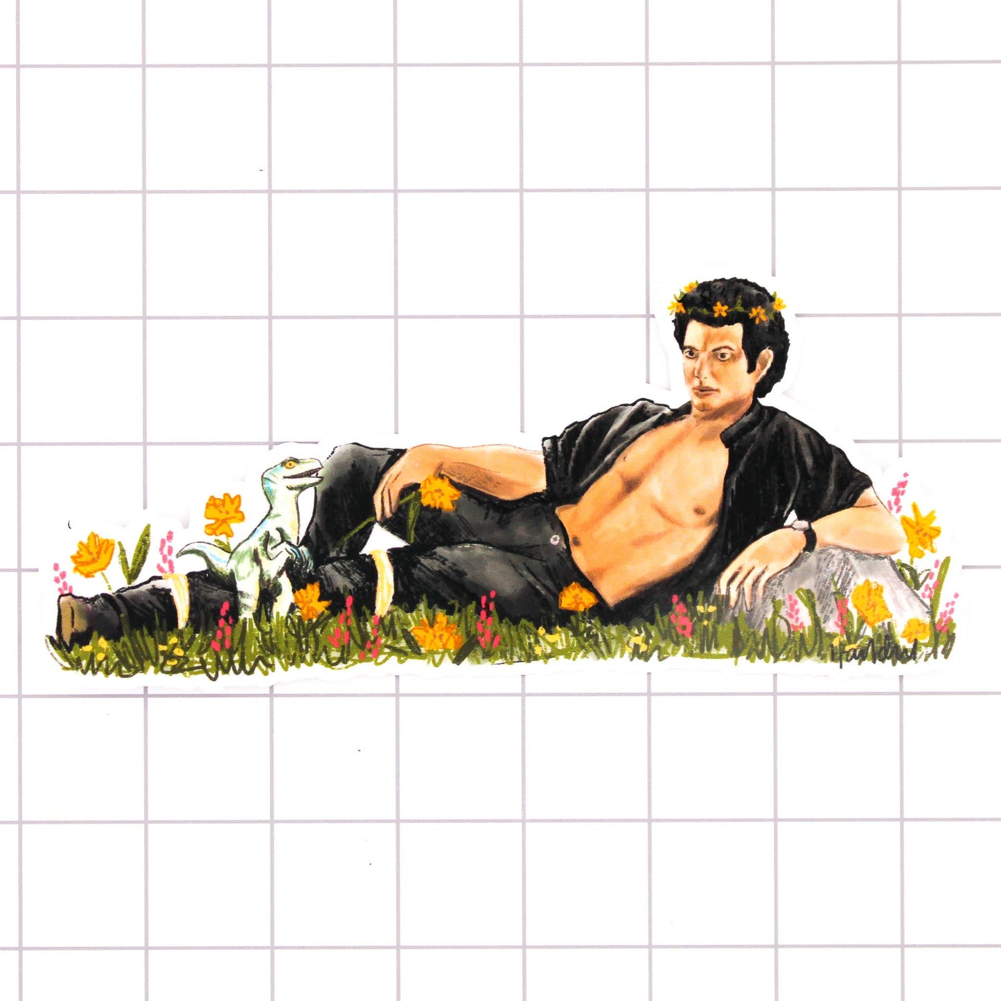 Jeff GoldBLOOM Jurassic Park Sticker