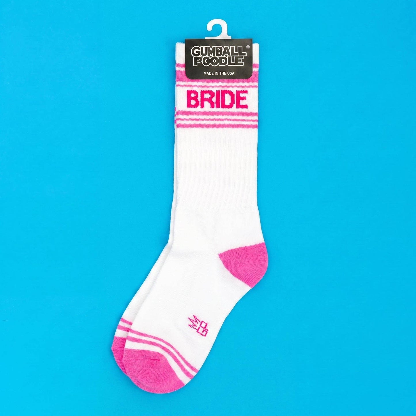 Bride Retro Pink Crew Socks