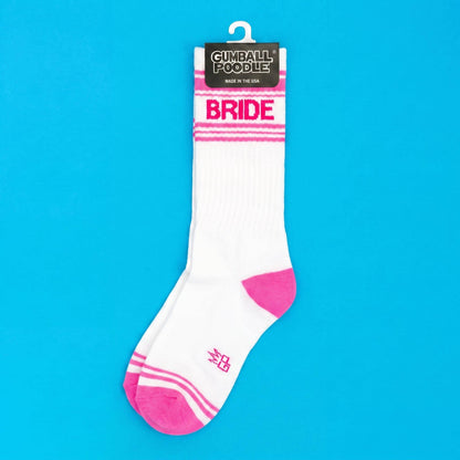 Bride Retro Pink Crew Socks