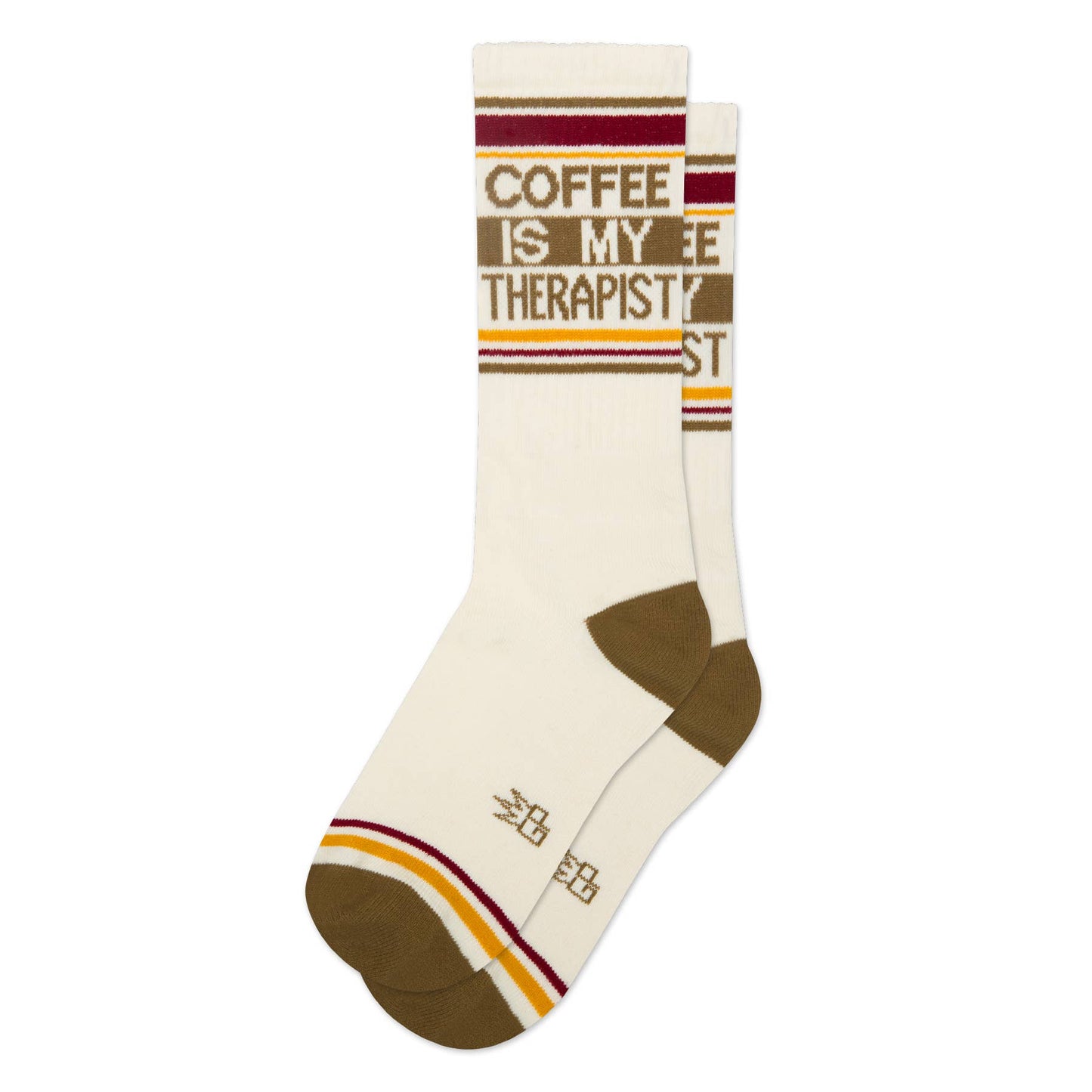 Coffee Is My Therapist Retro Crew Socks