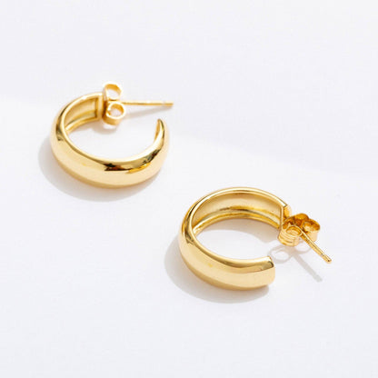 14K Gold Plated Colette Hoop Earrings