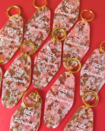 Fuck the Patriarchy Keychain