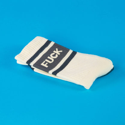 Fuck Retro Crew Socks