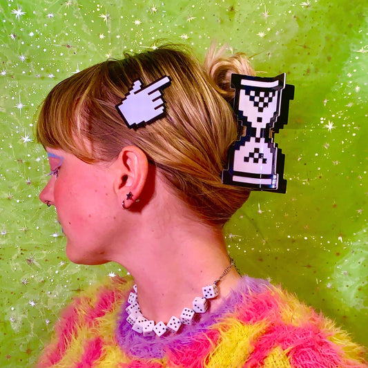 Y2K Timer Hair Claw (XL)