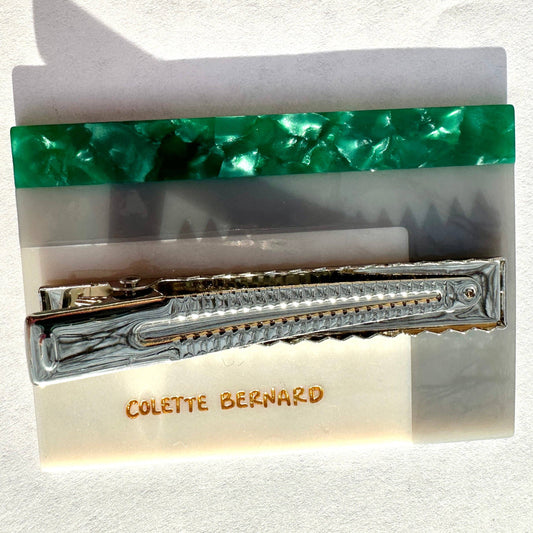Spreadsheet Alligator Hair Clip