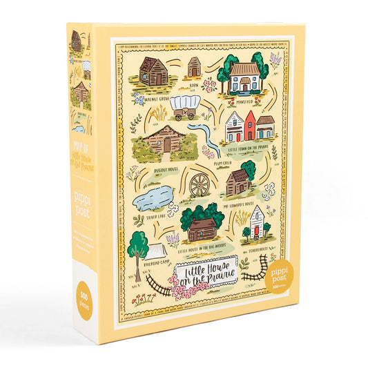 Little House on the Prairie Map 500 Piece Puzzle