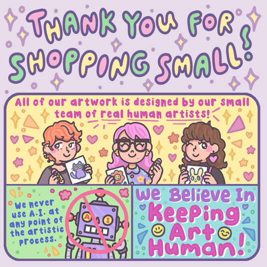 I Hate AI Robot Sticker