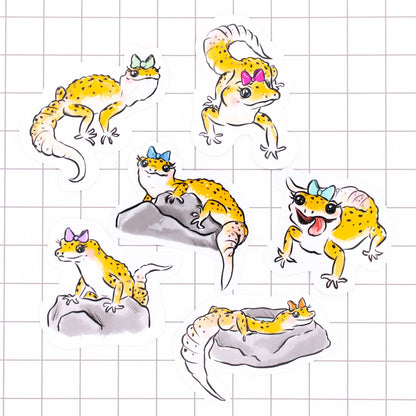 Gecko Girlies Sticker Pack