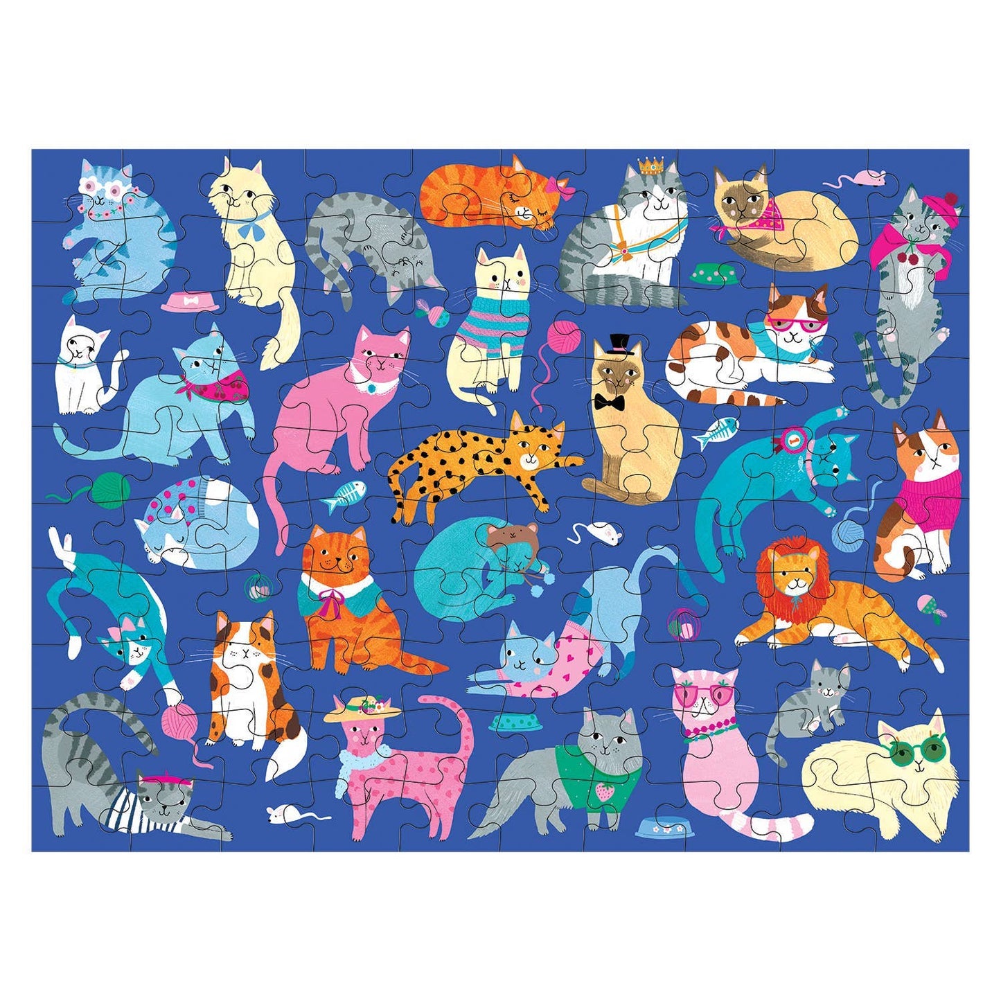 Cats & Dogs 100 Piece Double-Sided Puzzle