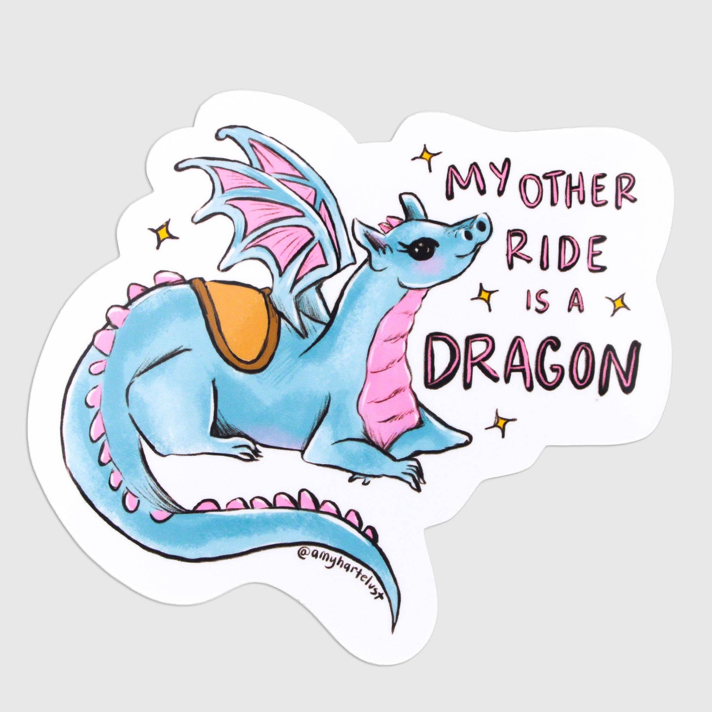 My Other Ride Is A Dragon Jumbo Bumper Sticker