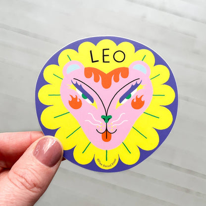 Radiant Lion Leo Sticker