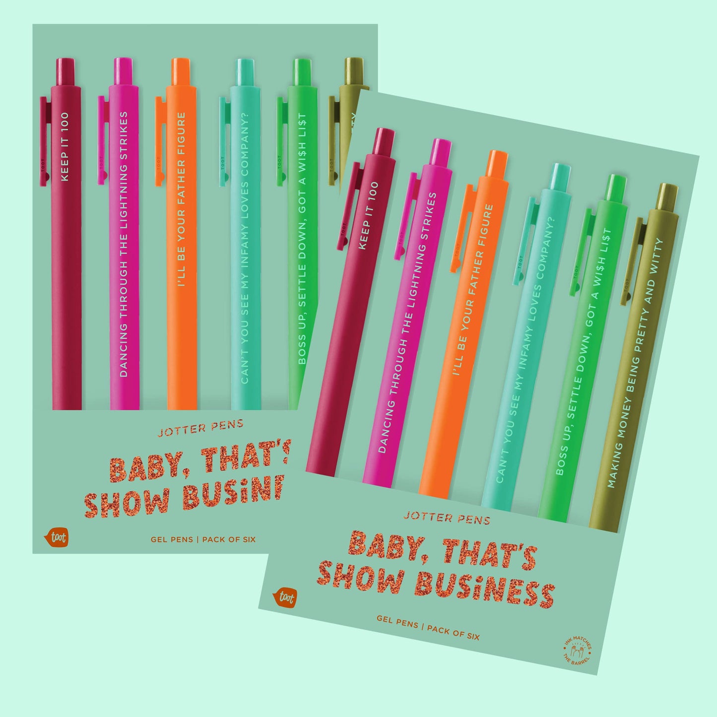 Baby, That’s Show Business 6 Pen Set